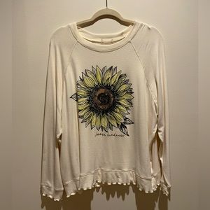 Altar’d State Long Sleeve Sunflower “Choose Kindness” Tee